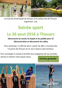 soiree sport 26 août 2016 18 h